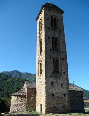 Iglesia de Sant Miquel de Engolasters, Escaldes-Engordany, Andorra