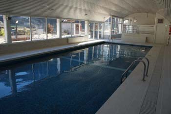 piscina cubierta en el Hotel President