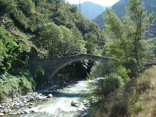 Puente de la Margineda en Sant Julia de Loria