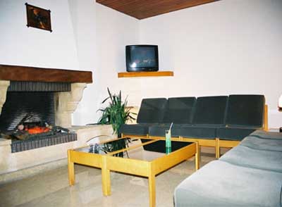 sala de estar en el hotel folch