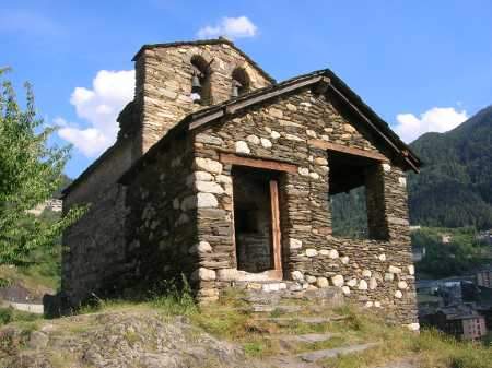 L’Église de Sant Romà de Les Bons, Encamp, Andorre