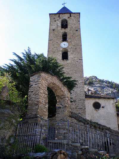 Iglesia de Sant Serni de Canillo en Andorra