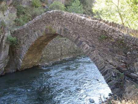 Puente de la Margineda Bridge, monument in Andorra